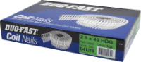 DUO-FAST C2.5 X 45 PLN HDG COIL NAILS ( BX 1800) 